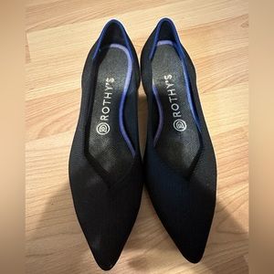 Rothy’s Black Pointed Toe Flats